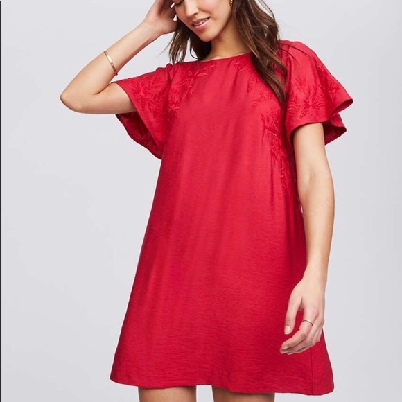 LOFT Dresses & Skirts - Red Loft Dress